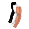 B-Driven Sports Sports Arm Sleeve Bundles 3-Pack Bundle | Solids | White/Black/Brown Medium Flesh