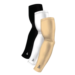 B-Driven Sports 3-Pack Bundle | Solids | White/Black/Beige Sports Arm Sleeve Bundles