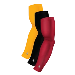 B-Driven Sports 3-Pack Bundle | Solids | Maroon Dark/Black/Yellow Dark Sports Arm Sleeve Bundles