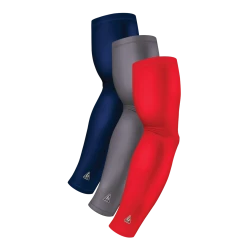 B-Driven Sports 3-Pack Bundle | Solids | Red Standard Dark/Grey Dark/Blue Navy Dark Sports Arm Sleeve Bundles
