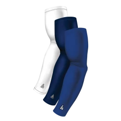B-Driven Sports 3-Pack Bundle | Solids | Blue Royal Standard/Blue Navy Dark/White Sports Arm Sleeve Bundles