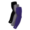B-Driven Sports 3-Pack Bundle | Solids | Purple Dark/Grey Dark/Black Sports Arm Sleeve Bundles