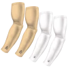 B-Driven Sports Sports Arm Sleeve Bundles 4-Pack Bundle | Solids | White/Beige 1 B-Driven Sports Sports Arm Sleeve Bundles 4-Pack Bundle | Solids | White/Beige