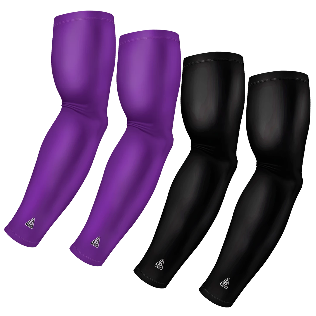 B-Driven Sports 4-Pack Bundle | Solids | Black/Purple Medium 3 B-Driven Sports 4-Pack Bundle | Solids | Black/Purple Medium