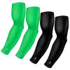 B-Driven Sports 4-Pack Bundle | Solids | Black/Green Lime Standard Sports Arm Sleeve Bundles