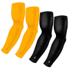 B-Driven Sports 4-Pack Bundle | Solids | Black/Yellow Dark Sports Arm Sleeve Bundles