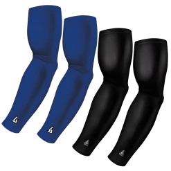 B-Driven Sports Sports Arm Sleeve Bundles 4-Pack Bundle | Solids | Black/Blue Royal Standard