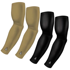 B-Driven Sports 4-Pack Bundle | Solids | Black/Gold Standard Sports Arm Sleeve Bundles