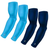 B-Driven Sports Sports Arm Sleeve Bundles 4-Pack Bundle | Solids | Blue Carolina/Blue Navy Dark
