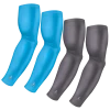 B-Driven Sports 4-Pack Bundle | Solids | Blue Carolina/Grey Dark Sports Arm Sleeve Bundles