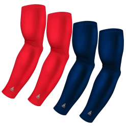 B-Driven Sports 4-Pack Bundle | Solids | Red Standard Dark/Blue Navy Dark Sports Arm Sleeve Bundles