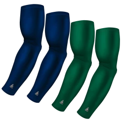 B-Driven Sports 4-Pack Bundle | Solids | Blue Navy Dark/Green Hunter Sports Arm Sleeve Bundles
