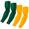 B-Driven Sports Sports Arm Sleeve Bundles 4-Pack Bundle | Solids | Green Hunter/Yellow Dark 1 B-Driven Sports Sports Arm Sleeve Bundles 4-Pack Bundle | Solids | Green Hunter/Yellow Dark