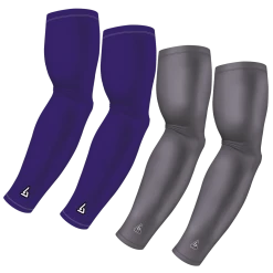 B-Driven Sports 4-Pack Bundle | Solids | Purple Dark/Grey Dark Sports Arm Sleeve Bundles