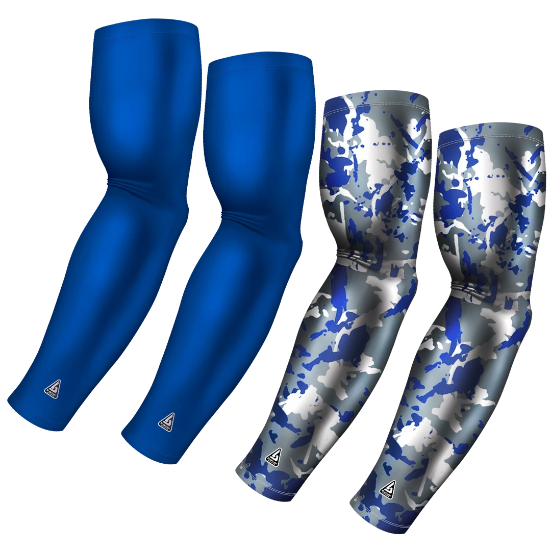 B-Driven Sports 4-Pack Bundle | Solid/Flake Camo | Blue Standard Bundle 1 Sports Arm Sleeve Bundles 3 B-Driven Sports 4-Pack Bundle | Solid/Flake Camo | Blue Standard Bundle 1 Sports Arm Sleeve Bundles