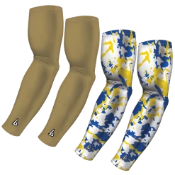 B-Driven Sports 4-Pack Bundle | Solid/Flake Camo | Gold Standard Sports Arm Sleeve Bundles