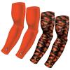 B-Driven Sports Sports Arm Sleeve Bundles 4-Pack Bundle | Solid/Wild | Orange Dark