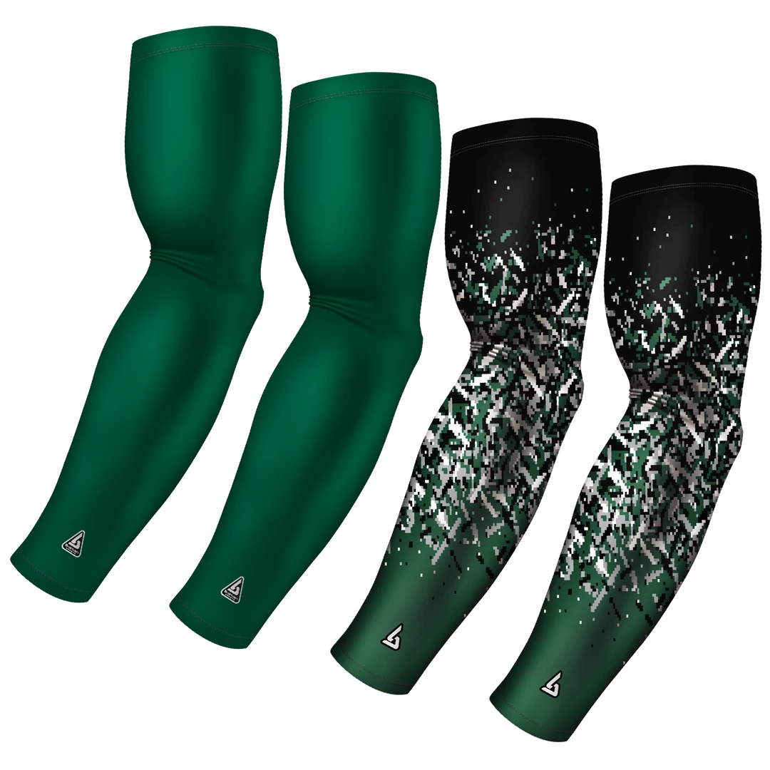 B-Driven Sports 4-Pack Bundle | Solid/Confetti | Green Hunter Bundle 3 Sports Arm Sleeve Bundles 3 B-Driven Sports 4-Pack Bundle | Solid/Confetti | Green Hunter Bundle 3 Sports Arm Sleeve Bundles