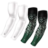 B-Driven Sports Sports Arm Sleeve Bundles 4-Pack Bundle | Solid/Confetti | White Bundle 16