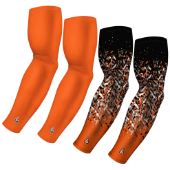 B-Driven Sports 4-Pack Bundle | Solid/Confetti | Orange Medium