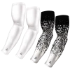 B-Driven Sports Sports Arm Sleeve Bundles 4-Pack Bundle | Solid/Confetti | White Bundle 20 2 B-Driven Sports Sports Arm Sleeve Bundles 4-Pack Bundle | Solid/Confetti | White Bundle 20