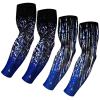 B-Driven Sports 4-pack Bundle | Confetti/Streaks |Blue 2 Sports Arm Sleeve Bundles