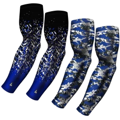 B-Driven Sports 4-pack Bundle | Confetti/Wild |Blue 4 Sports Arm Sleeve Bundles