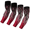 B-Driven Sports Sports Arm Sleeve Bundles 4-pack Bundle | Confetti/Streaks |Maroon 1
