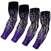 B-Driven Sports 4-pack Bundle | Confetti/Streaks |Purple 1 Sports Arm Sleeve Bundles