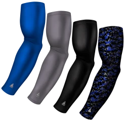 B-Driven Sports Sports Arm Sleeve Bundles 4-pack Bundle | Solid/Digital Camo | Blue 2