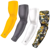 B-Driven Sports Sports Arm Sleeve Bundles 4-pack Bundle | Solid/Digital Viper | Yellow 2