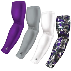 B-Driven Sports 4-pack Bundle | Solid/Digital Viper | Purple 3 Sports Arm Sleeve Bundles