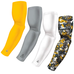 B-Driven Sports 4-pack Bundle | Solid/Digital Viper | Yellow 3 Sports Arm Sleeve Bundles