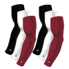 B-Driven Sports Sports Arm Sleeve Bundles 6-Pack Bundle | Solids |White/Black/Maroon Dark