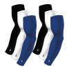 B-Driven Sports Sports Arm Sleeve Bundles 6-Pack Bundle | Solids |White/Black/Blue Standard