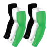 B-Driven Sports Sports Arm Sleeve Bundles 6-Pack Bundle | Solids |White/Black/Green Lime Standard