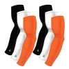 B-Driven Sports 6-Pack Bundle | Solids |White/Black/Orange Light Sports Arm Sleeve Bundles