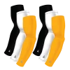 B-Driven Sports Sports Arm Sleeve Bundles 6-Pack Bundle | Solids |White/Black/Yellow Dark