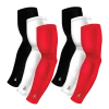B-Driven Sports 6-Pack Bundle | Solids |White/Black/Red Standard Dark Sports Arm Sleeve Bundles