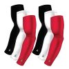 B-Driven Sports Sports Arm Sleeve Bundles 6-Pack Bundle | Solids |White/Black/Maroon Standard
