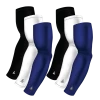 B-Driven Sports Sports Arm Sleeve Bundles 6-Pack Bundle | Solids |White/Black/Blue Standard Medium