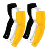 B-Driven Sports Sports Arm Sleeve Bundles 6-Pack Bundle | Solids |White/Black/Yellow Standard
