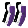 B-Driven Sports 6-Pack Bundle | Solids |White/Black/Purple Light / Medium Sports Arm Sleeve Bundles