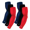 B-Driven Sports 6-pack Bundle | Solids | Red Standard Dark/Black/Blue Navy Dark Sports Arm Sleeve Bundles