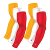 B-Driven Sports Sports Arm Sleeve Bundles 6-pack Bundle | Solids | Maroon Standard/White/Yellow Dark