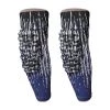 B-Driven Sports Padded Arm Sleeves Pro-Fit Padded Arm Sleeve - Navy Streaks