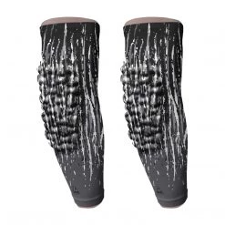 B-Driven Sports Padded Arm Sleeves Pro-Fit Padded Arm Sleeve - Black Streaks