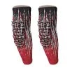 B-Driven Sports Pro-Fit Padded Arm Sleeve - Red Streaks