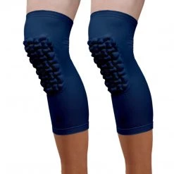 B-Driven Sports Pro-Fit Padded Knee Sleeve - Navy (Knee) Padded Knee Sleeves