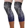 B-Driven Sports Pro-Fit Padded Knee Sleeve - Navy Streaks (Knee) Padded Knee Sleeves